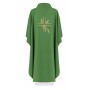 Chasuble with Embroidered Cross and Wheat Symbol Design KOR/016