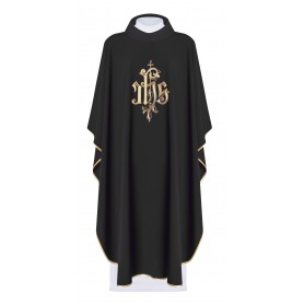 Chasuble with Gold IHS Symbol Design KOR/032
