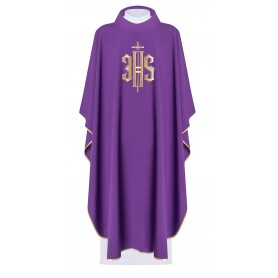 Chasuble with Gold JHS Symbol Design KOR/010
