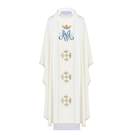 Chasuble with Marian Design & Crown KOR/128