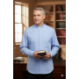 Light Blue Clergy Shirt Long Sleeve Fill A Fill