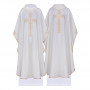 Chasuble in wool blend fabric with unique Cross design  HA7040