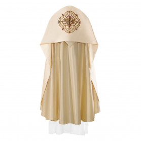 Humeral Veil with Rich JHS Symbol on Satin Fabric KWL/004