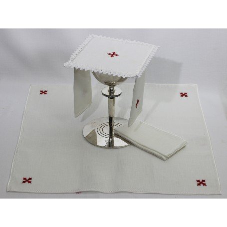 Mass Altar Linens set with Cross design KKL/138