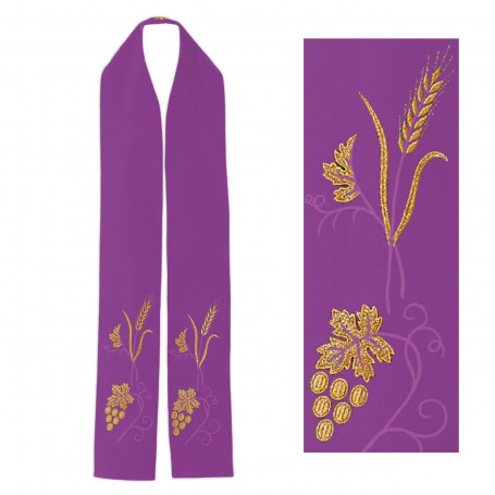 Stole with Wheat & Grapevine Design  KST/003