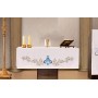 Altar Tablecloth with Frontal Marian Embroidery KOH/003