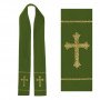 Priest Stole with Raised Embroidered Cross Design  KST/063