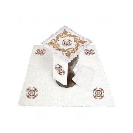 Mass Altar Linens Set with Grapevine & Wheat design  KKL/036