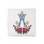 Mass Altar Linens Set with Marian Design & Roses  KKL/078