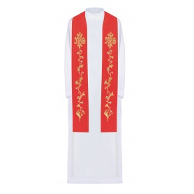 Priest Stole with "IHS" Symbol on the Cross  Design  KST/037