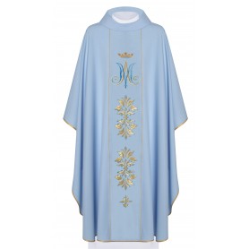 Chasuble Embroidered with Marian Symbol KOR/061