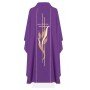 Chasuble with Embroidered Crosses and Spikes Symbols KOR/114