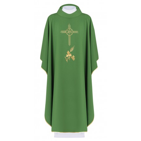 Chasuble with Embroidered IHS Symbol  KOR/003